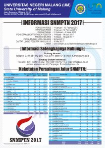 poster SNMPTN 2017