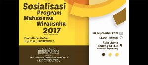 Program Mahasiswa Wirausaha (PMW) 2017